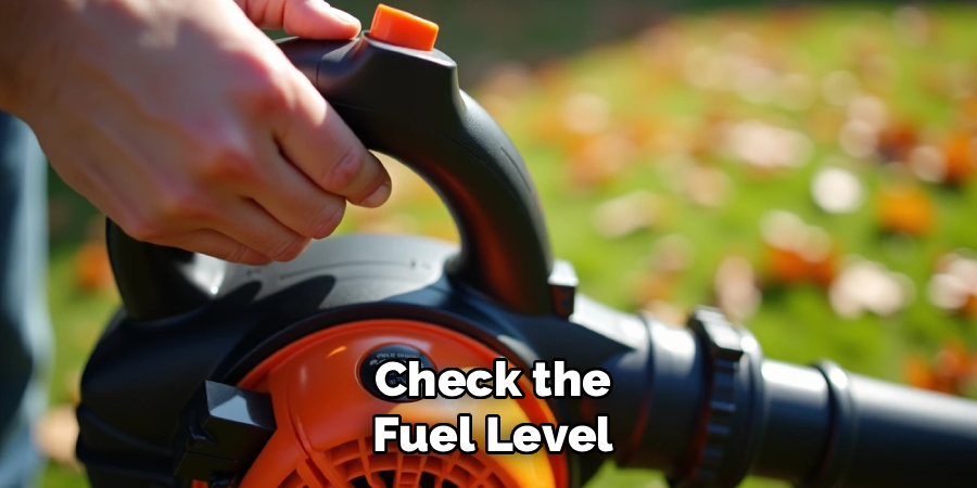 Check the Fuel Level
