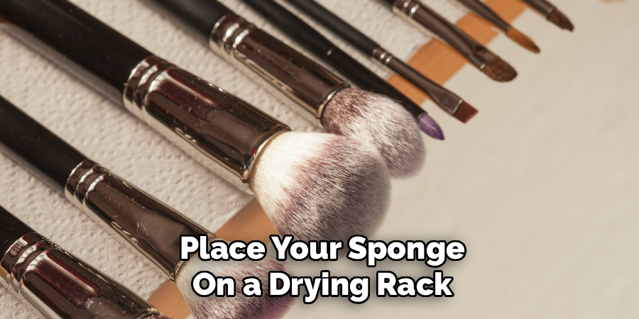 Place Your Sponge
On a Drying Rack