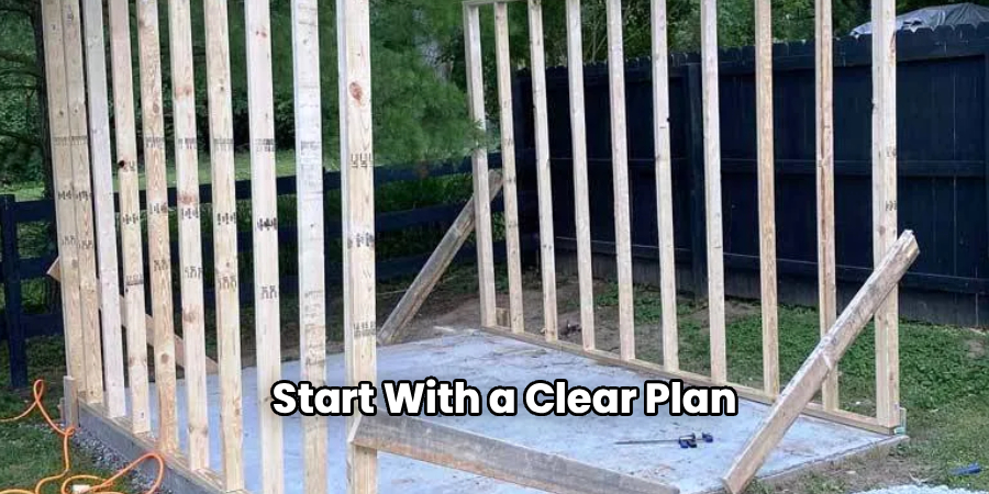 Start With a Clear Plan