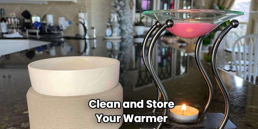 Clean and Store Your Warmer