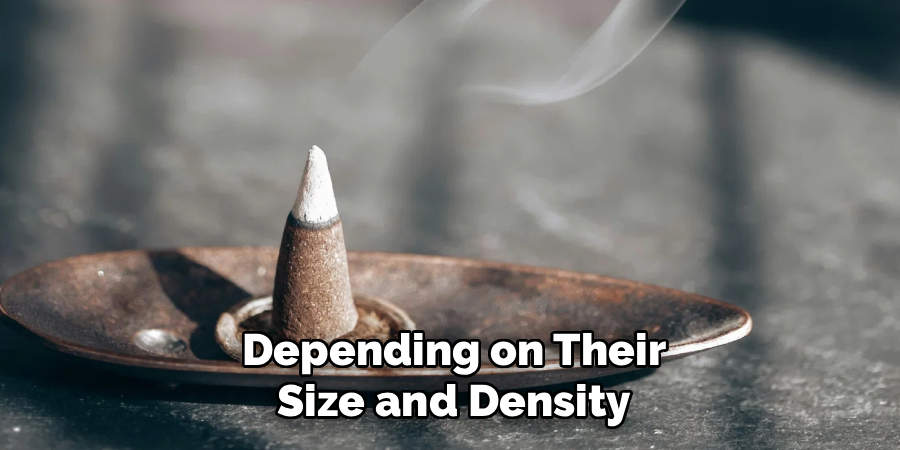 Depending on Their
Size and Density