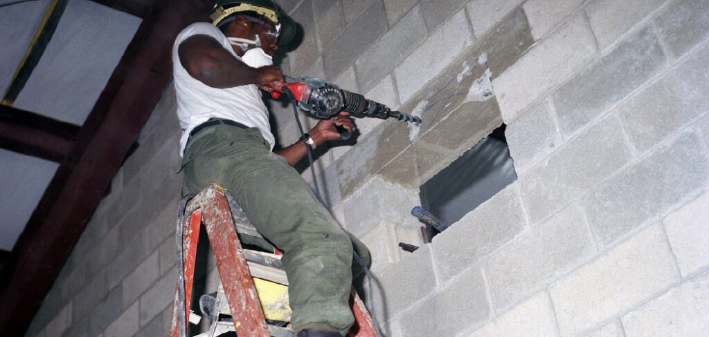 How to Drill Through Cinder Block