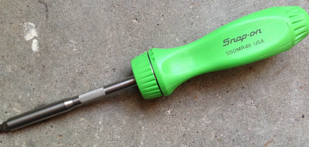 How to Use a Ratchet Screwdriver