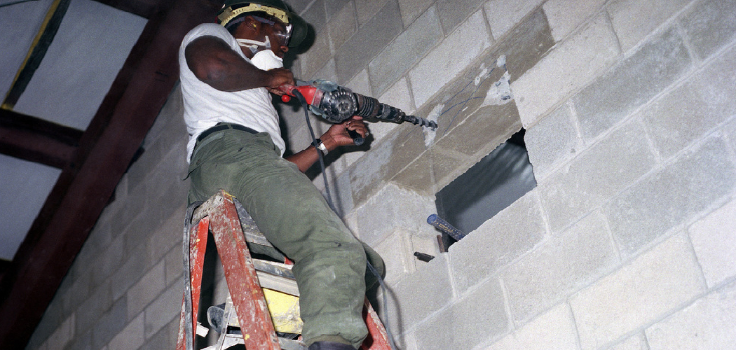 How to Drill Through Cinder Block